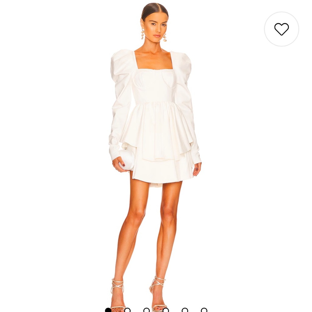 x REVOLVE The Boleyn Dress in Ivory